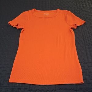 NWOT Ladies SS PEACH TOP-Size XS